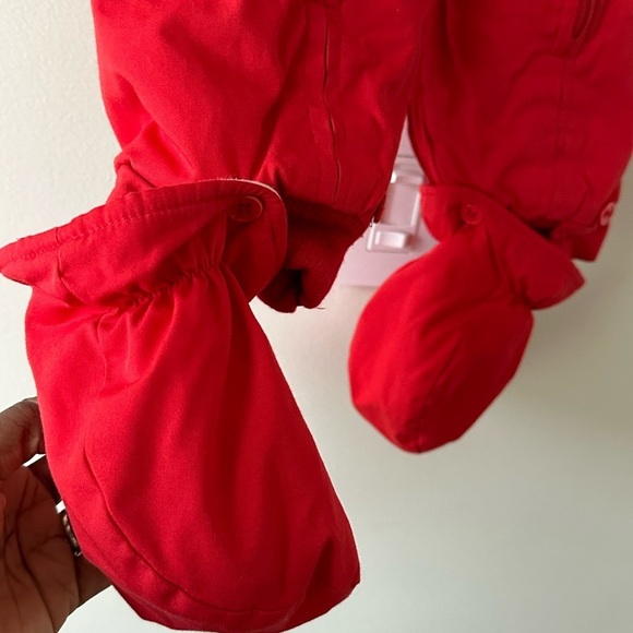 Heart Warmers Hooded Snow Suit Removable Mitten Boots Toddler 24.5"-33.5" T - Picture 5 of 14